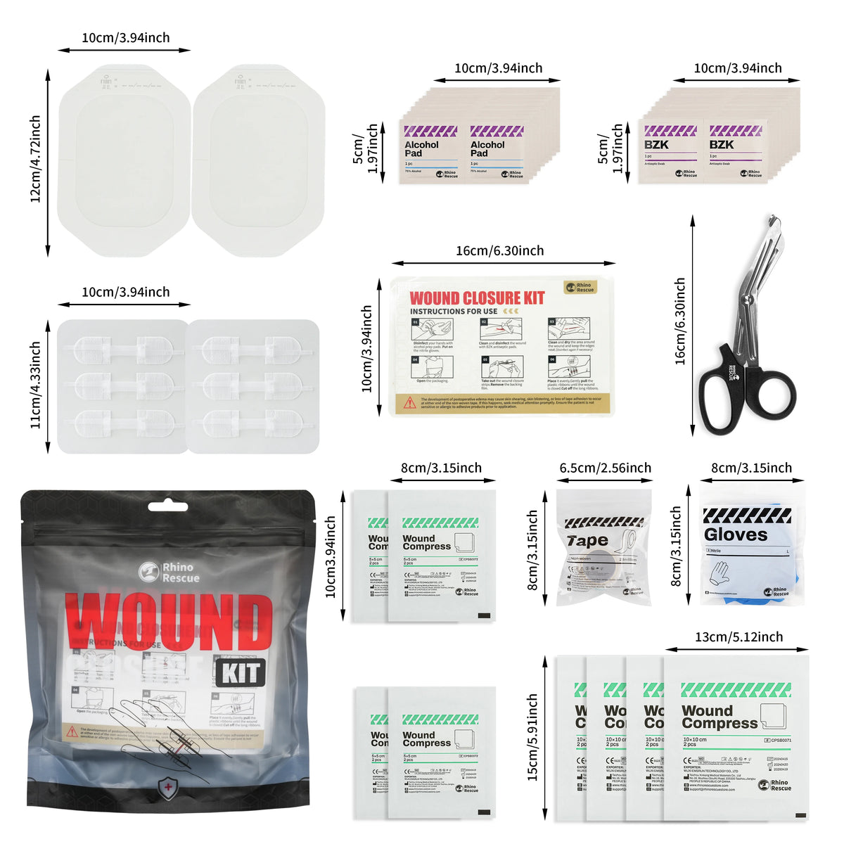 Frontier Aid Wound Kit
